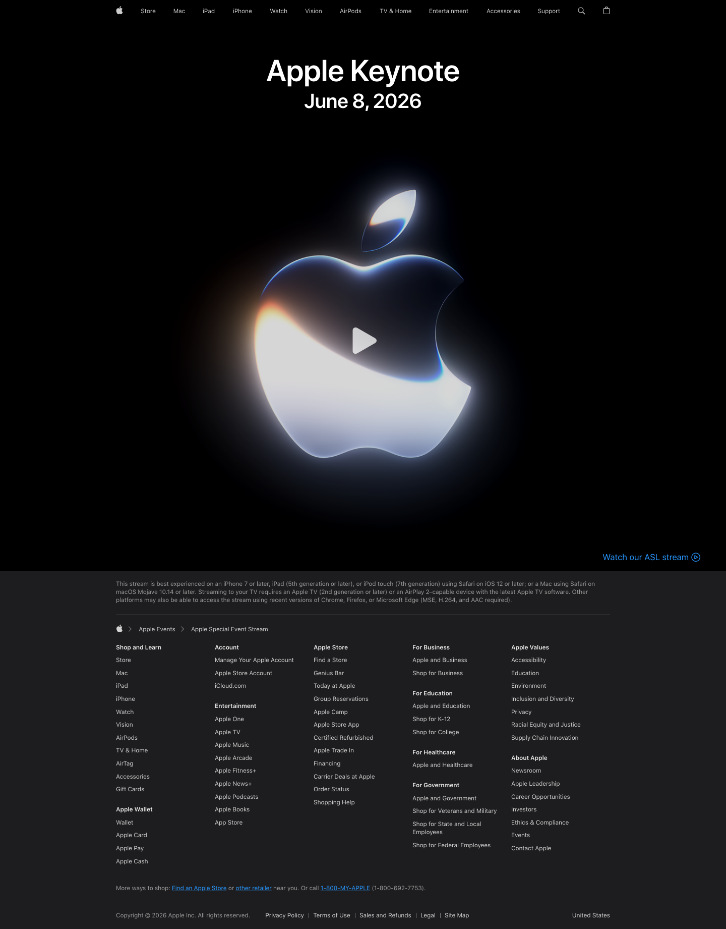 Sample output — Apple desktop screenshot